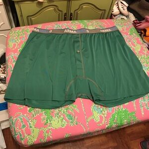 Duluth green Men's Armachillo Cooling Short Boxer Briefs size 3XL